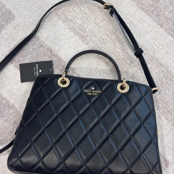 kate spade Handbags - Kate Spade Black Quilted Leather Handbag